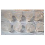 Set of 8 Fostoria American Clear Footed Ice Tea Tumblers (stem 2056)