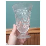 Set of 8 Fostoria American Clear Footed Ice Tea Tumblers (stem 2056)