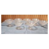 Fostoria American Clear (Stem 2056) Low Sherbert Cups - set of 7