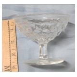 Fostoria American Clear (Stem 2056) Low Sherbert Cups - set of 7