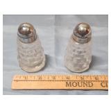 Fostoria American Clear (stem 2056) Creamer, Sugar and Salt/Pepper Shakers