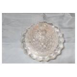 Fostoria American Clear (stem 2056) Round Covered Butter Dish