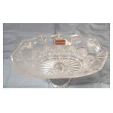 German Bleikristall Large Lead Crystal Compote