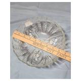 Pressed Glass Serving Bowls Set