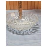 Pressed Glass Serving Bowls Set