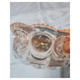 Pressed Glass Serving Bowls Set