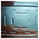 Mid-Century Glass Serving Dishes and a FireKing Peach Luster Plate