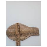 Stone spoon rest with wood pattern