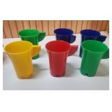 Vintage Plastic Jug Cups and a vintage ice cup