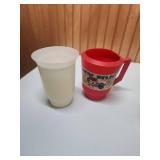 Vintage Plastic Jug Cups and a vintage ice cup