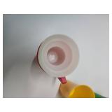 Vintage Plastic Jug Cups and a vintage ice cup