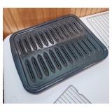 Oven Broiler Pan with Wire Cooling Racks Set