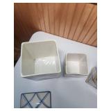 Decorative Kitchen Canister Set with Floral Design - set of 4