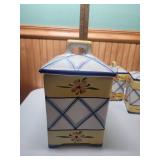 Decorative Kitchen Canister Set with Floral Design - set of 4