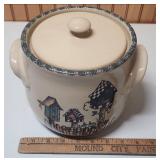 Decorative Crock Inspired Birdhouse Cookie Jar