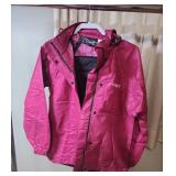 Frogg Toggs Pink and Black Rain Suit Size Small