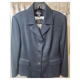 Kasper Navy Blue with Navy Pinstripr Women