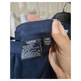 Kasper Navy Blue with Navy Pinstripr Women