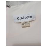 Calvin Klein Light Pale Pink Sleeveless Dress with Mesh Detail Sz 14