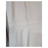 Calvin Klein Light Pale Pink Sleeveless Dress with Mesh Detail Sz 14