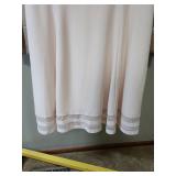 Calvin Klein Light Pale Pink Sleeveless Dress with Mesh Detail Sz 14