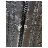 Coldwater Creek Embroidered Leather Jacket Sz L - minor leather wear along zipper on front