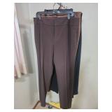 5 pair womens Sz 14 and 14P dress pants - good condition
