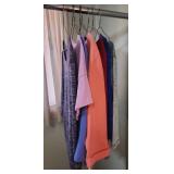 8 womens Size L casual tops - long and short sleeves- including By Chico