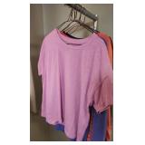 8 womens Size L casual tops - long and short sleeves- including By Chico