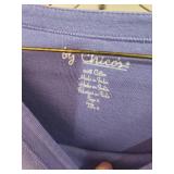 8 womens Size L casual tops - long and short sleeves- including By Chico