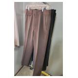 7 pairs mens dress pants,  6 pr 32x30 and 1 pr 32x32