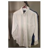 5 Mens button down dress shirts- Size M or 15 32/33