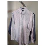 6 Mens button down dress shirts - Size Small or 14 - 14 1/2