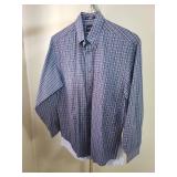 6 Mens button down dress shirts - Size Small or 14 - 14 1/2
