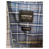 6 Mens button down dress shirts - Size Small or 14 - 14 1/2