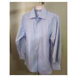 6 Mens button down dress shirts - Size Small or 14 - 14 1/2