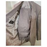 2 Mens size Small suits. No size markings.  Pants measure 32x29. Suggested for size S - Medium short in stature