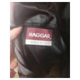 5 Mens suit jackets - none have a size tag.  All have 18-19" pit to pit chest measurement.  Suggest for Small to Medium.