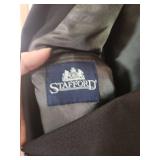 5 Mens suit jackets - none have a size tag.  All have 18-19" pit to pit chest measurement.  Suggest for Small to Medium.