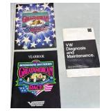 Automotive Literature Collection - Gas Station Guide, Racing Programs & Popular Mechanics