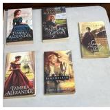 Fiction Book Collections- Drama, Christian, and Romance - 11 titles from Authors with last names that start with A, including Lynn Austin, and Tamara Alexander