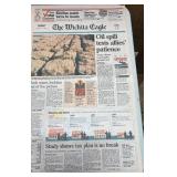 The Wichita Eagle Newspaper - huge stack of vintage newspaper editions dating from late 1950s on