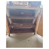 Wooden Tool Cabinet with Eclipse Vise and Black and Decker Grinder  38"W x 13"D x 33"H