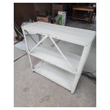 3-Tier Metal Storage Shelf Unit 29.5"W x 11.75" D x 30"H