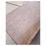 Wooden Rolling Workshop Table with Storage Shelf 37"W x 21.75" D x 24"H