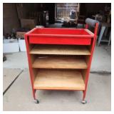 Rolling Tool Cart with Pegboard Sides 26"W x 16" D x 39.5"H