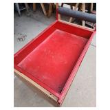 Rolling Tool Cart with Pegboard Sides 26"W x 16" D x 39.5"H