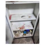 White Metal Storage Cabinet 25
