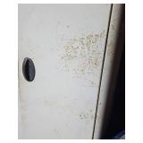 Metal Storage Cabinet with Shelves 24" W x 11.5" D x 63" H - take all hardware and misc contents - or leave them!