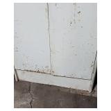 Metal Storage Cabinet with Shelves 24" W x 11.5" D x 63" H - take all hardware and misc contents - or leave them!